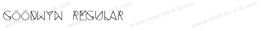 Goodwyn Regular字体转换